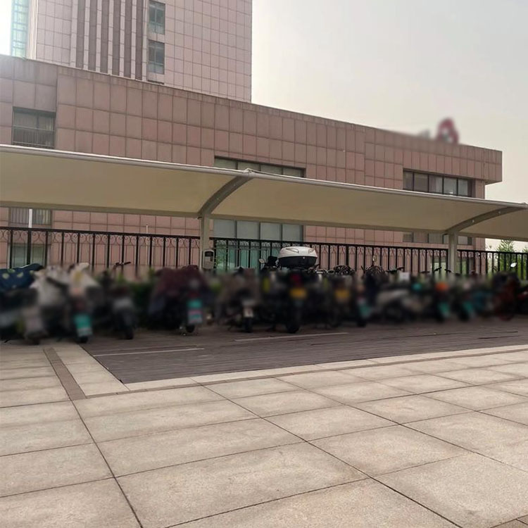 紫云膜结构电动车棚