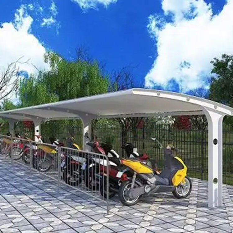 紫云膜结构电动车棚