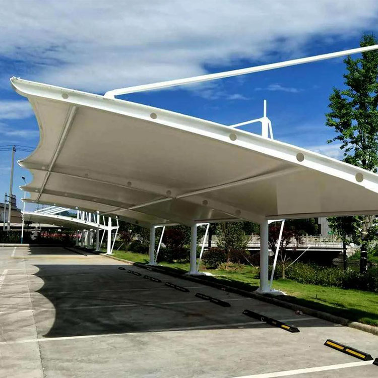 紫云膜结构汽车棚