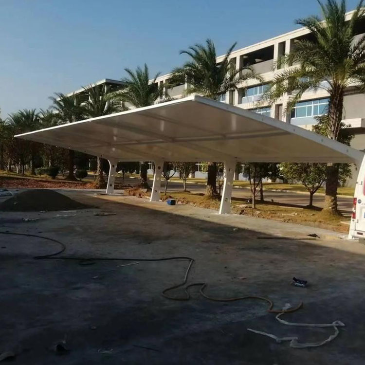 紫云膜结构汽车棚